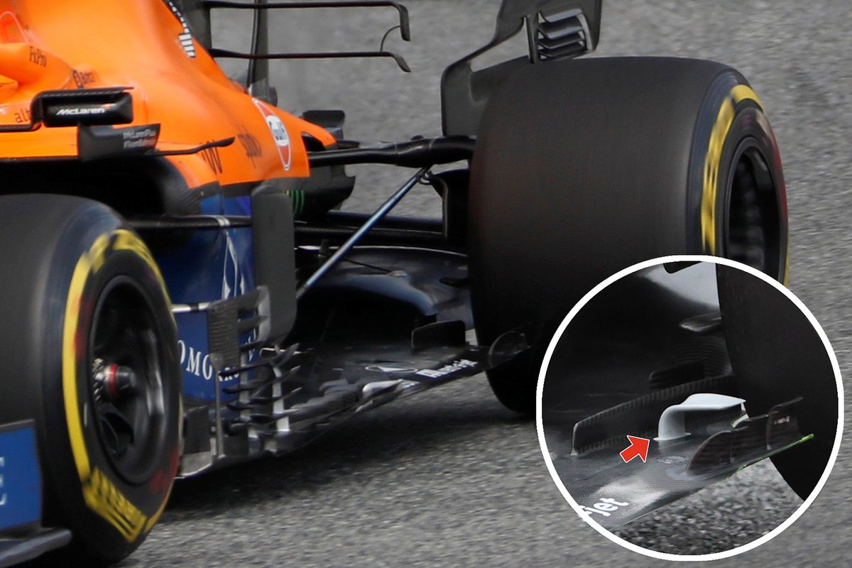 McLaren MCL35M floor 
