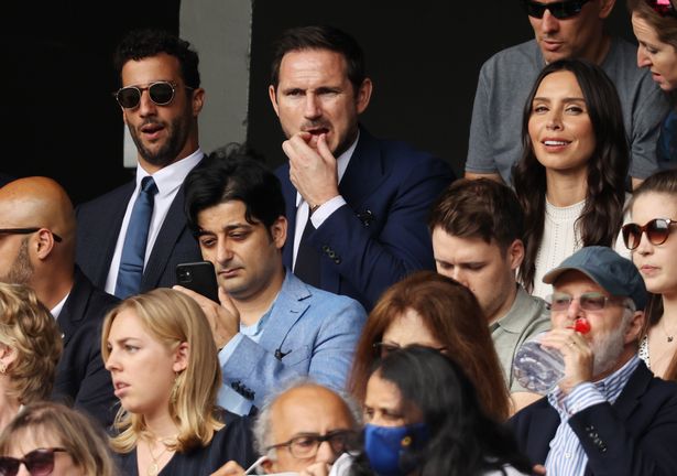 Christine Lampard and Frank looked glamorous at Wimbledon