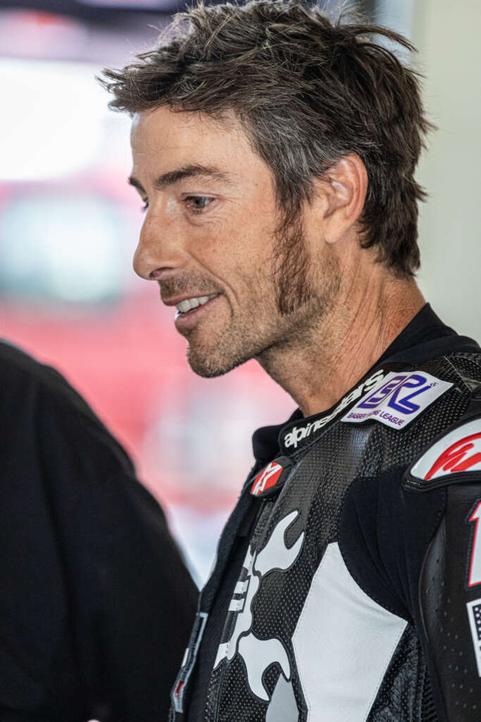 Ben Bostrom Establish For Goal King Of The Baggers At WeatherTech Raceway Laguna Seca