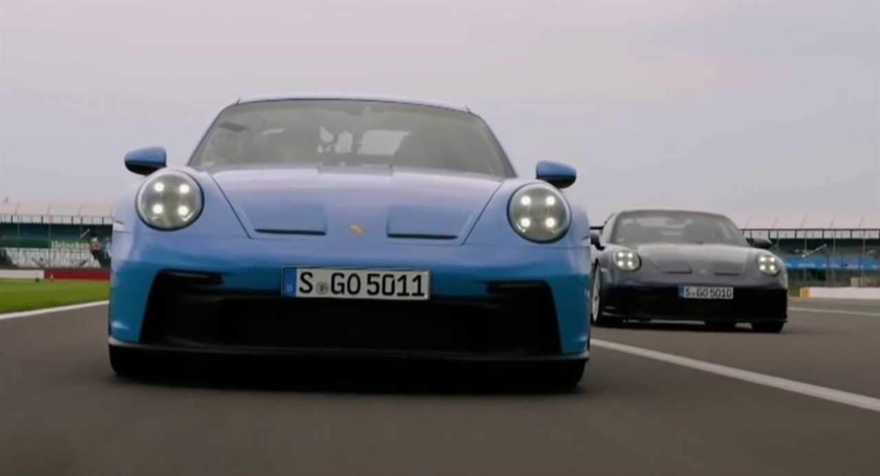 Tom Cruise engages in a dogfight in a 911 GT3 with Mark Webber and David Coulthard