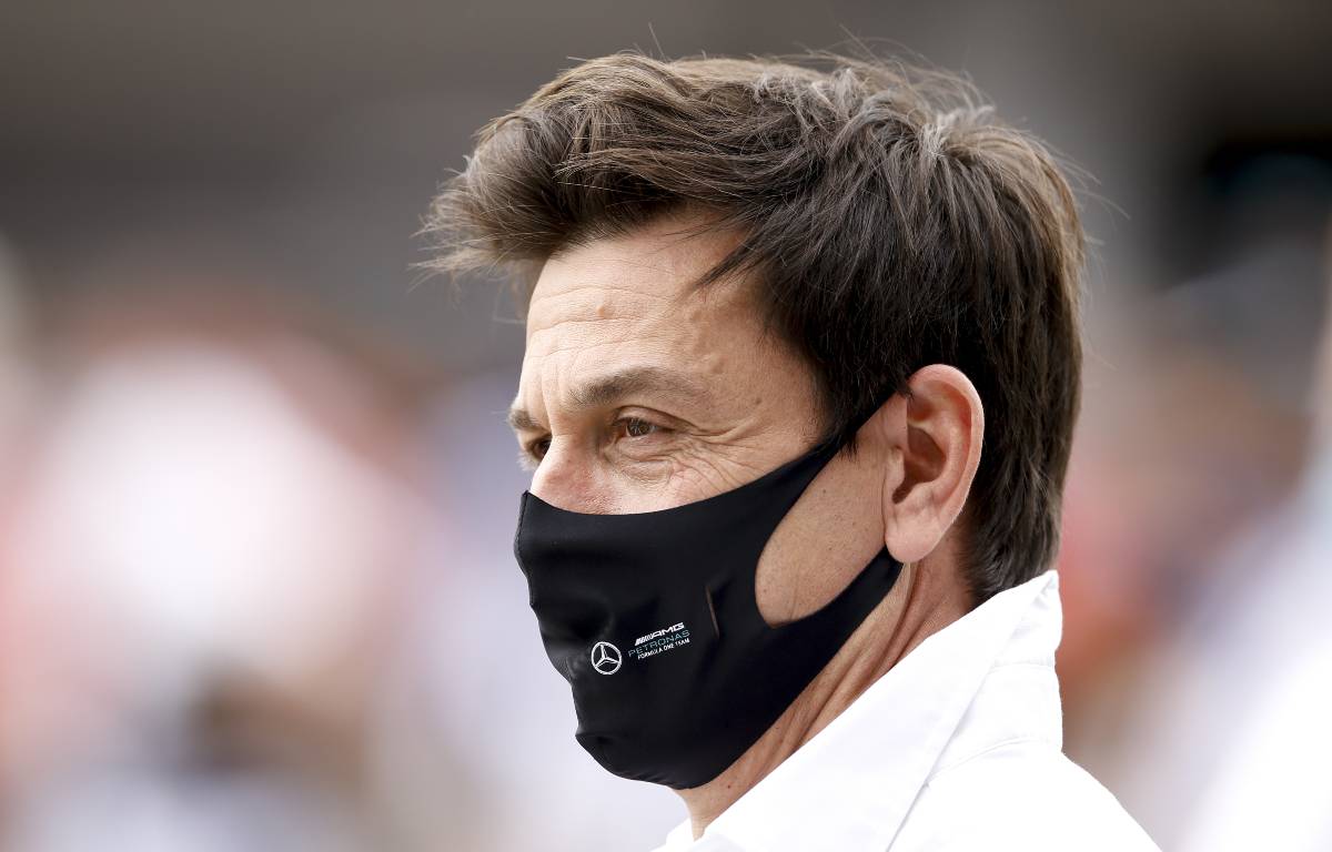 Toto Wolff’s wink indicates that Valtteri Bottas / George Russell made the decision