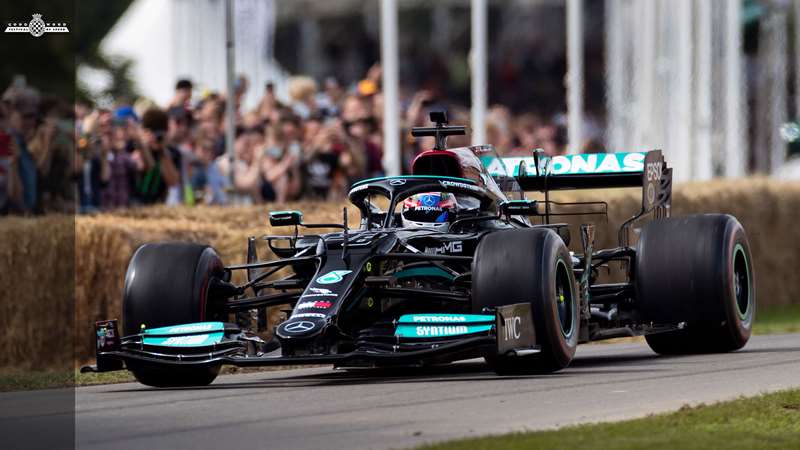 How do you fling a Mercedes F1 car up Goodwood's Hill?