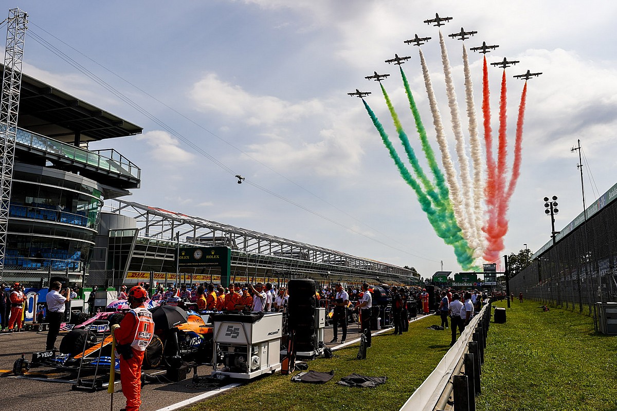 F1 reveals Monza schedule including 18-lap sprint race