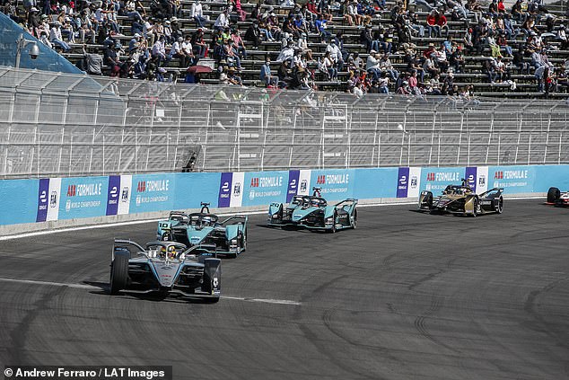 Vandoorne (L) admitted that he initially found the experience of driving a Formula E car “bizarre”