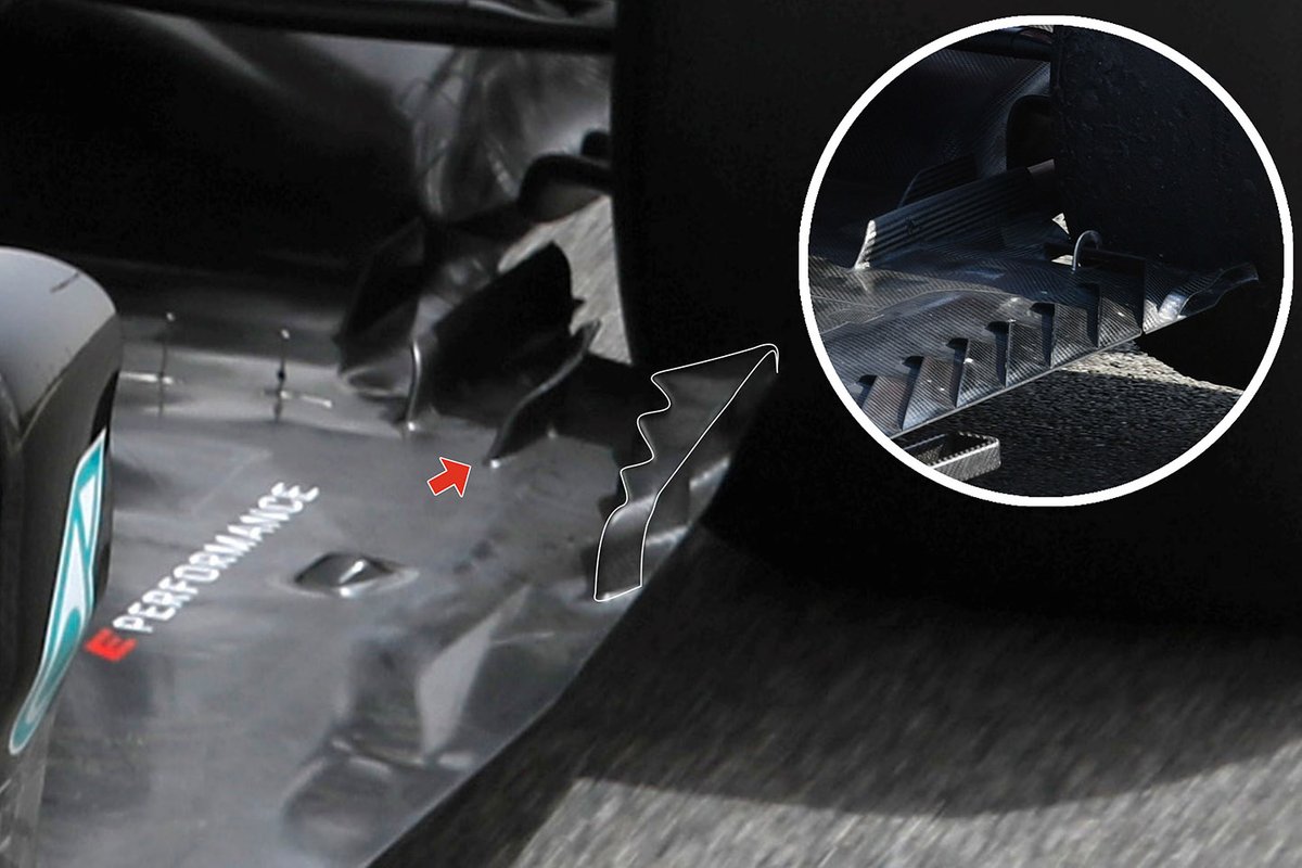 Mercedes W12 Bodendetail