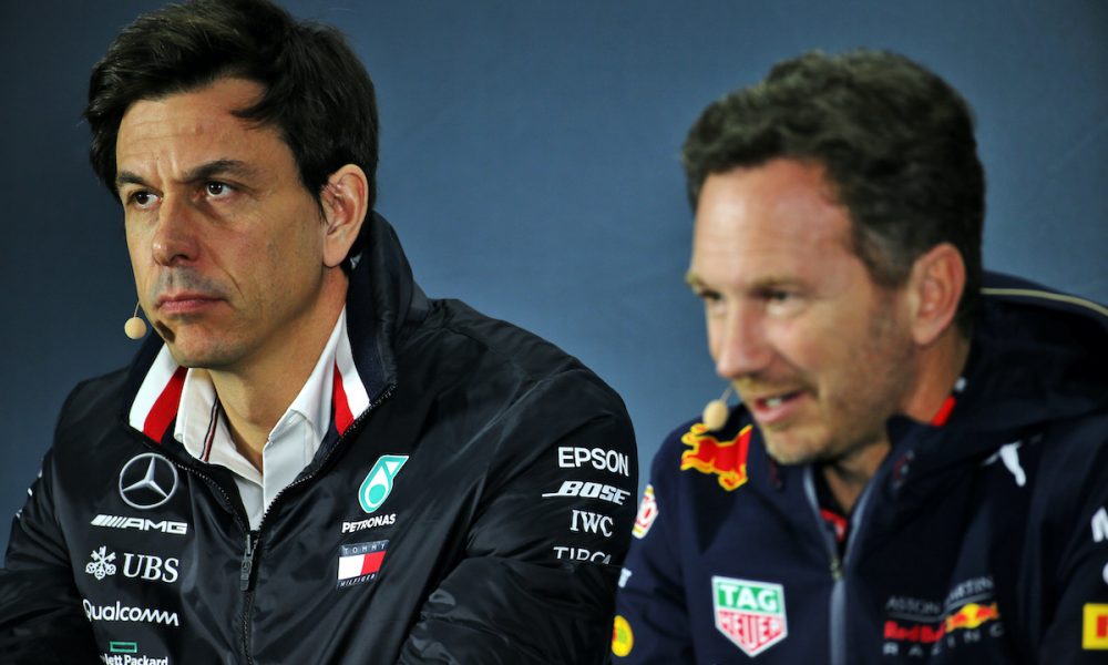 Horner also writes off all the comments and statements by Mercedes boss Wolff on Red Bull's growing stature in F1