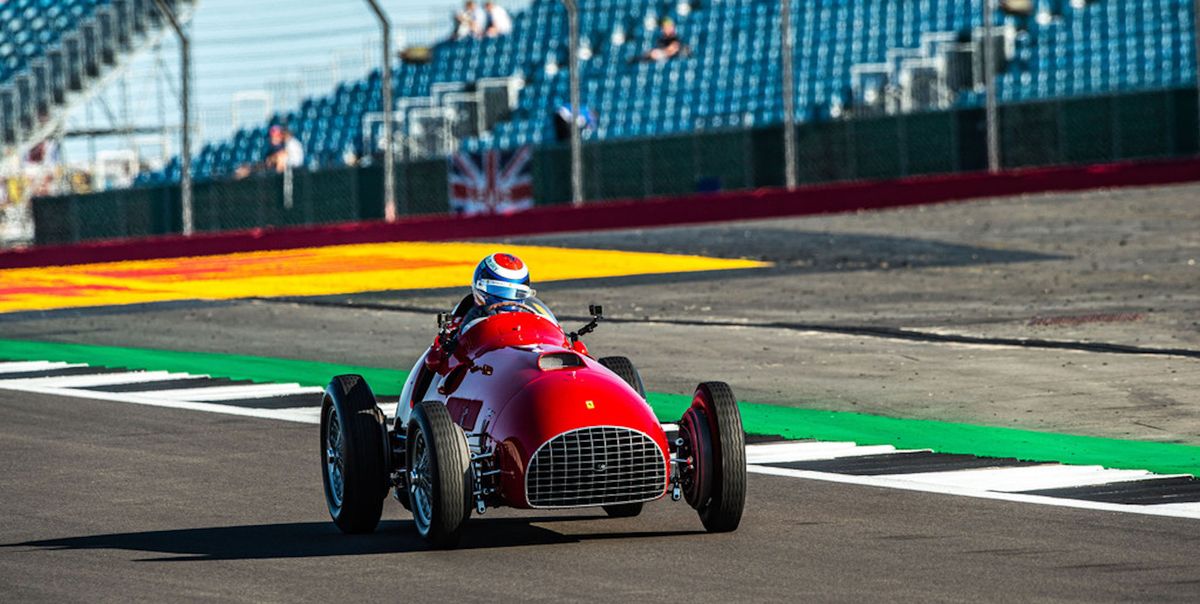 See Charles Leclerc in the Ferrari 375 F1 at Silverstone