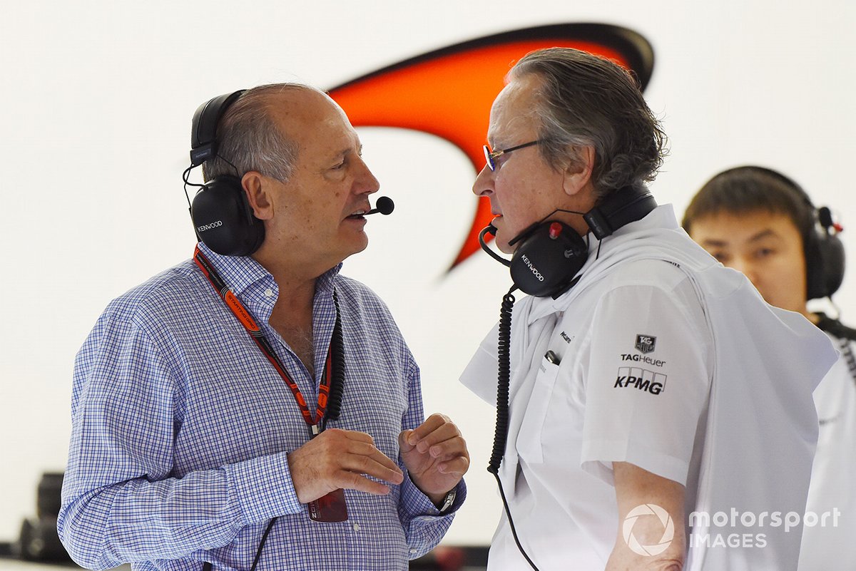 Mansour Ojjeh, TAG and Ron Dennis, McLaren Executive Chairman
