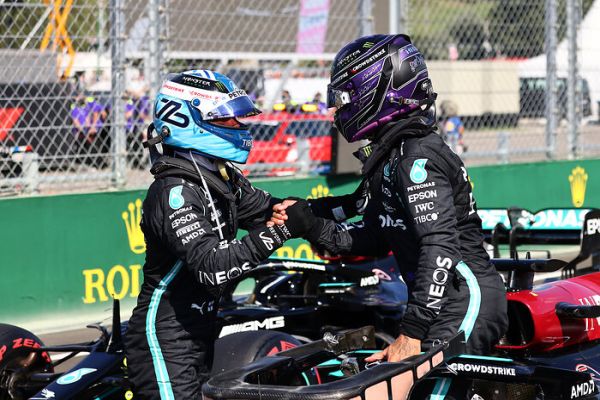 Mercedes AMG Petronas F1 Hungarian Grand Prix qualifying : Front-row lockout