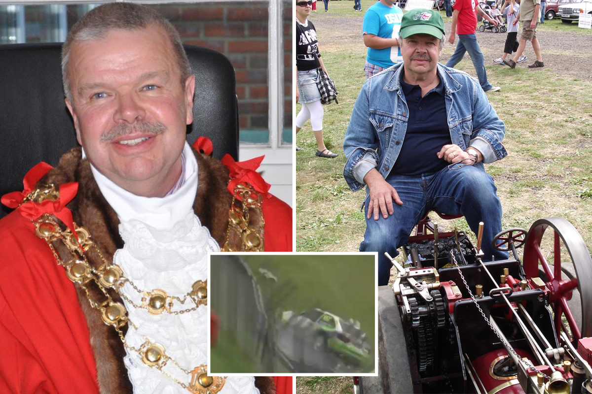 Tribute to Brands Hatch Marshall and former Mayor, 67, killed in a horror crash after the car was thrown off the track during the race