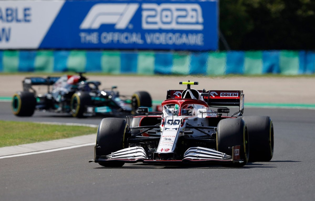 Reference to F1 seat 2022?  F2 graduate makes his Alfa Romeo debut in Hungary this week