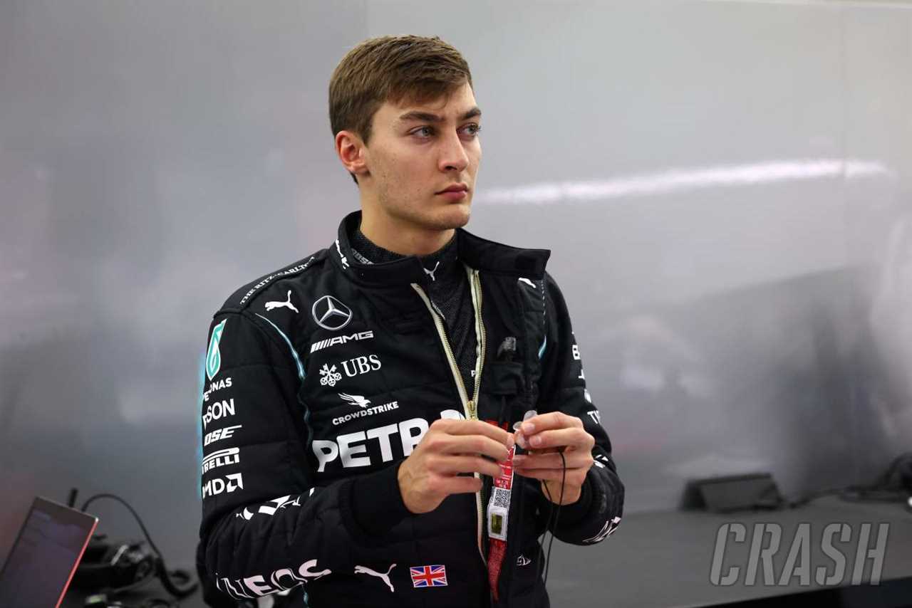 Russell drives for Mercedes in the F1 test in Hungary this week