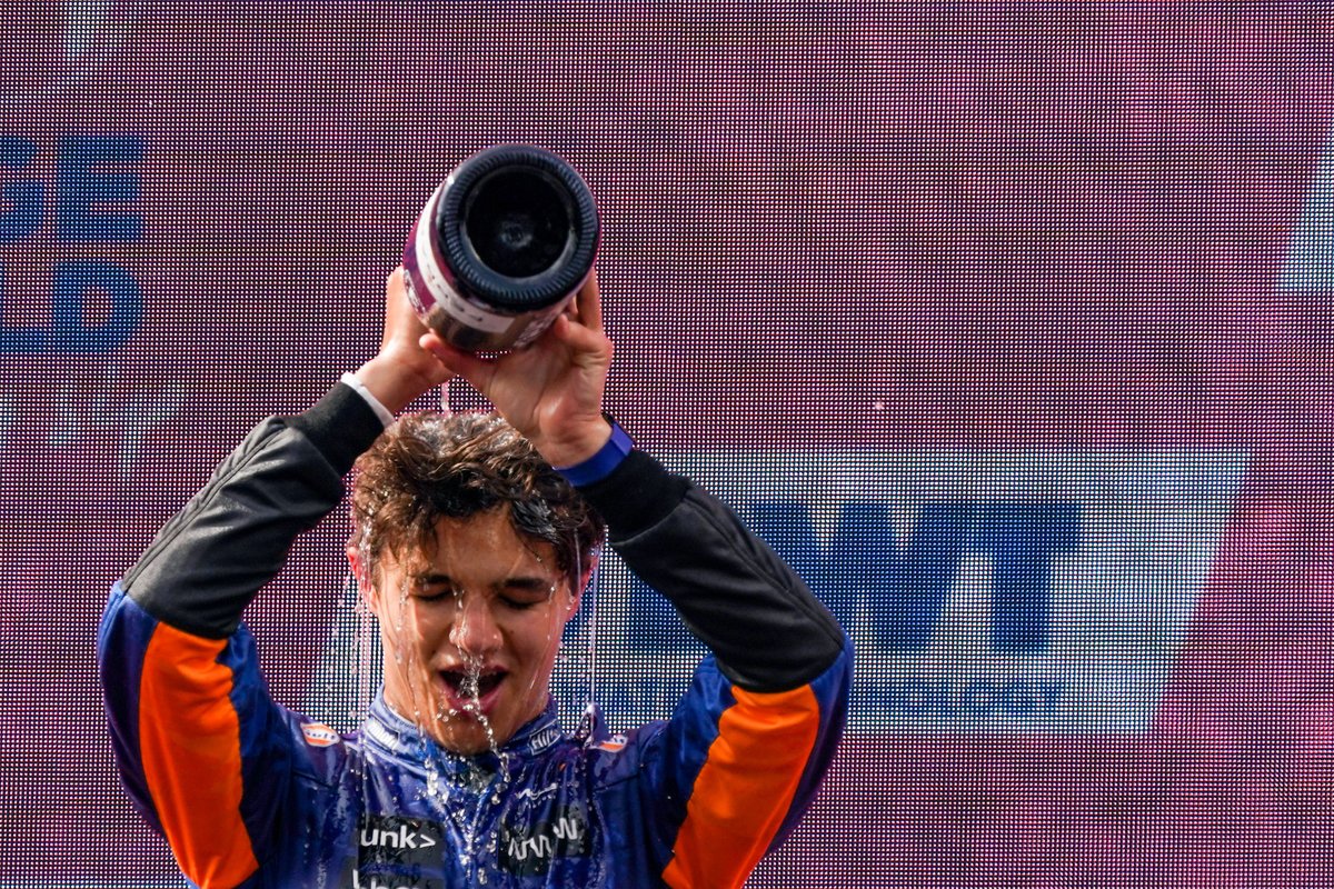 Podium: Third place Lando Norris, McLaren