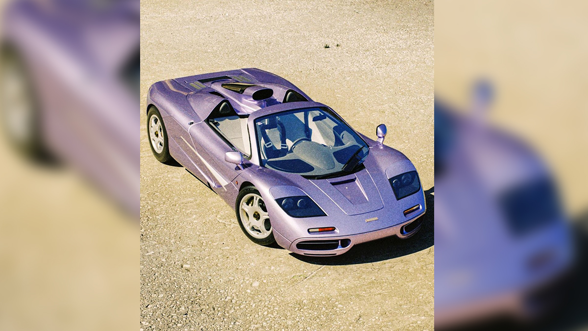 A digital artist renders the McLaren F1 in convertible form