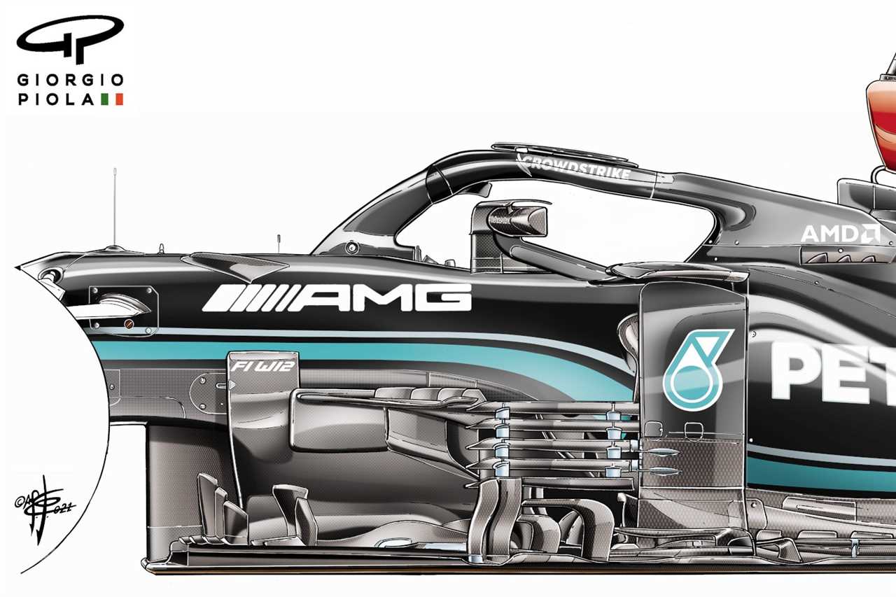 Mercedes bargeboard detail