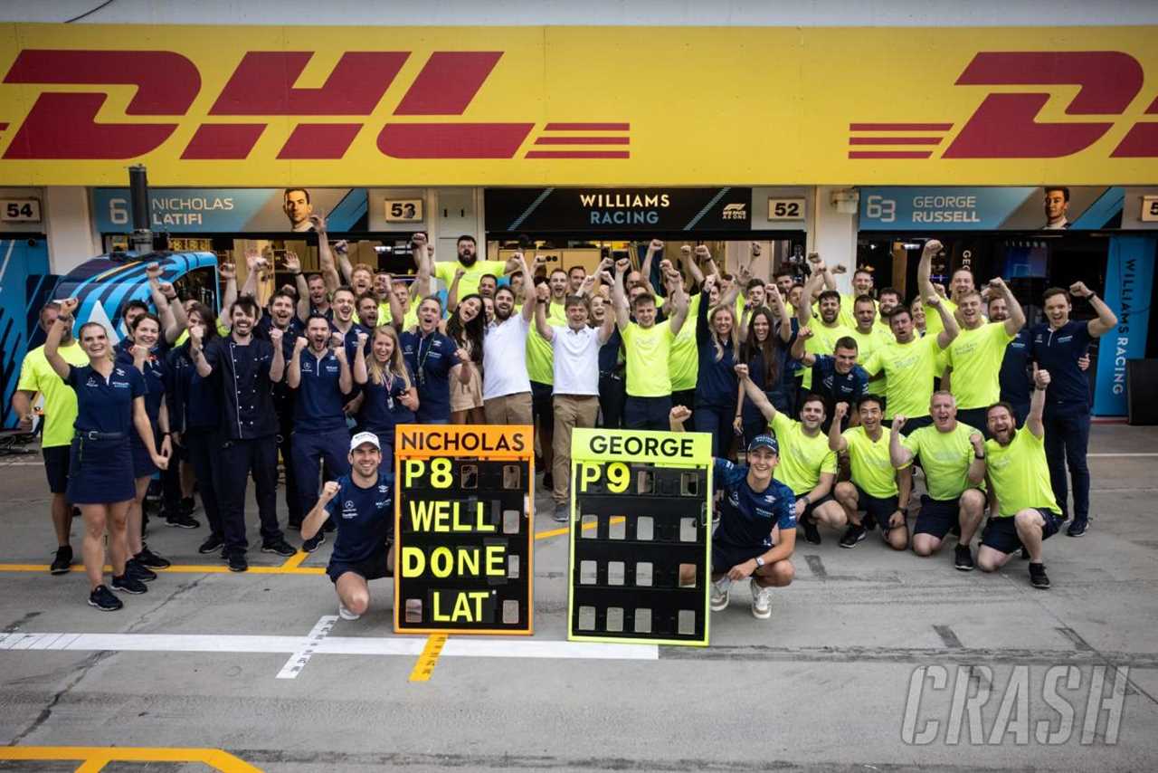 "Emotional" Russell feels "weird" after Williams ends F1 points drought |  F1