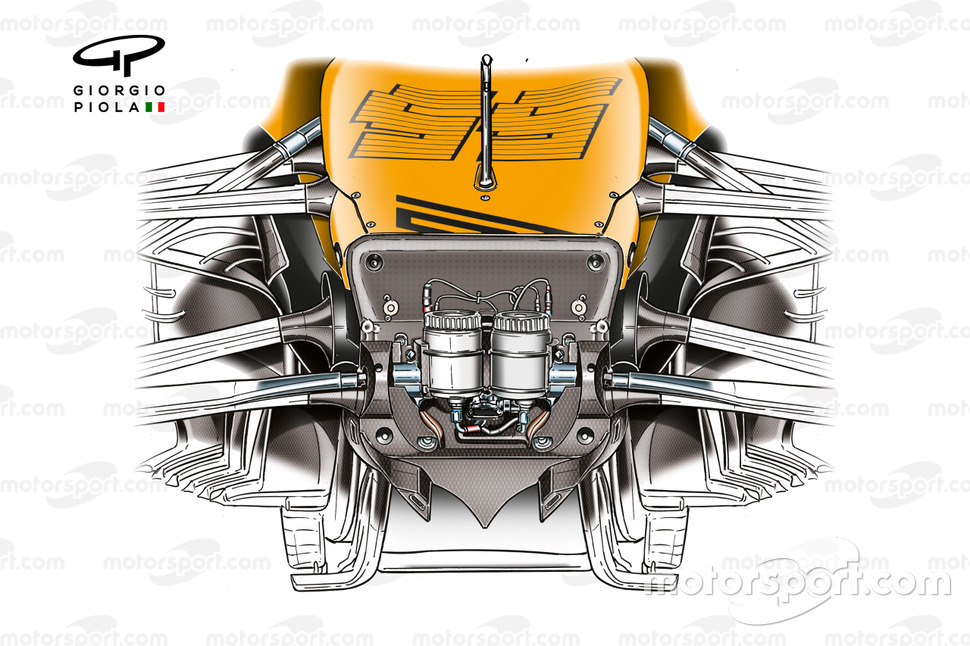 McLaren MCL35 chassis front