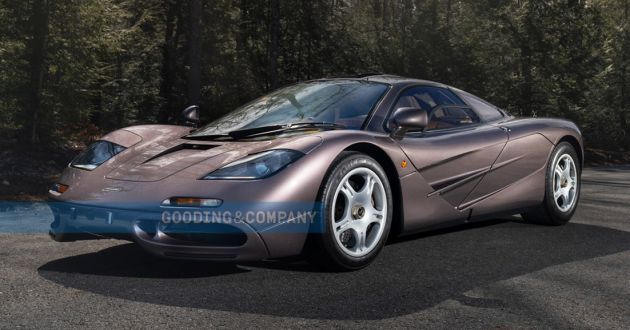 1995 McLaren F1 sold at Gooding & Company for a record $ 20.465 million - 387 km from new