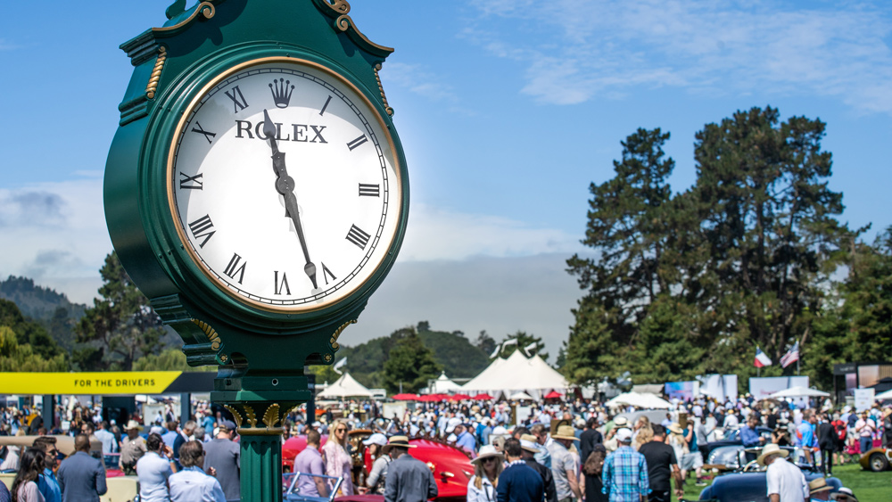 One of the ubiquitous Rolex timepieces at the Quail, A Motorsports Gathering 2021.