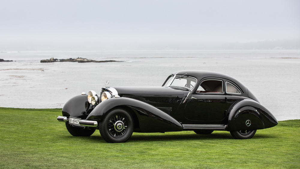 The 1938 Mercedes-Benz 540K Autobahn Kurier was named Best of Show at the 2021 Pebble Beach Concours d'Elegance.