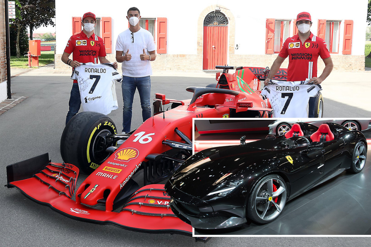 Cristiano Ronaldo visits the Ferrari garage with Juventus bosses and "buys a unique supercar worth 1.4 million pounds after the defeat of AC Milan"