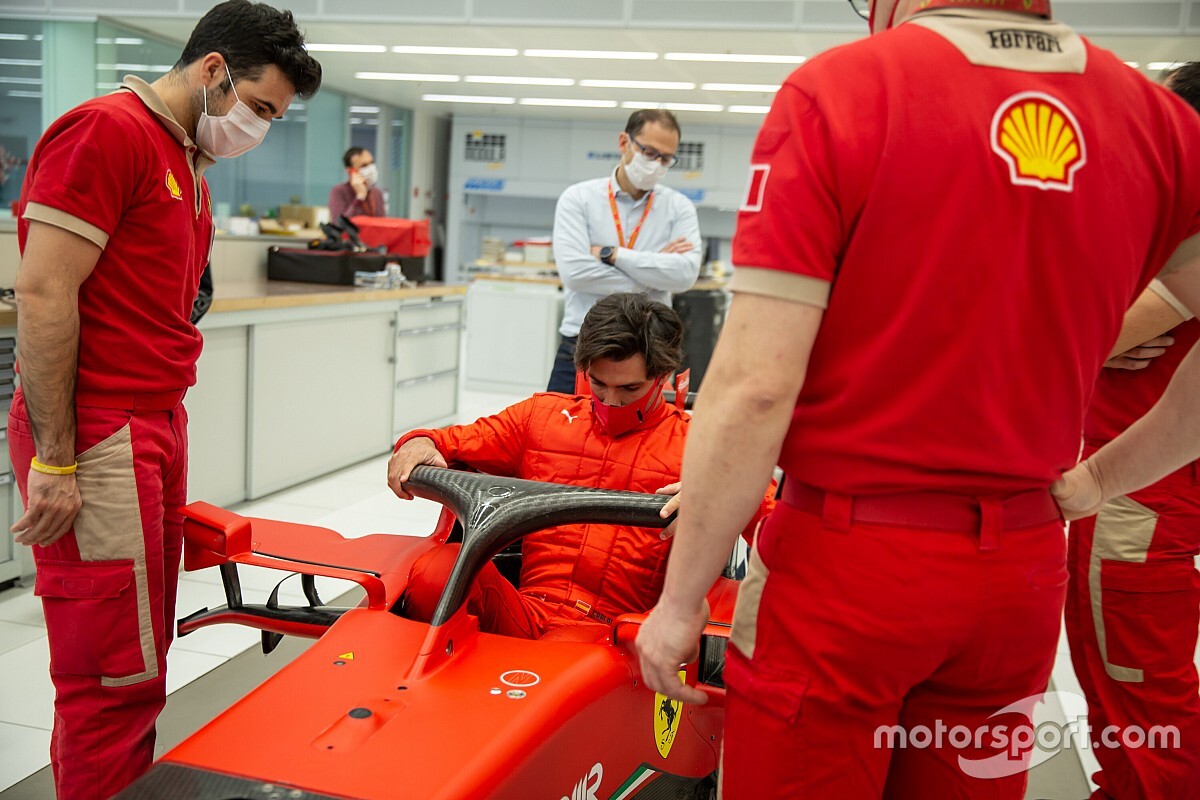 Sainz relishing "tough" challenge of limited Ferrari F1 testing