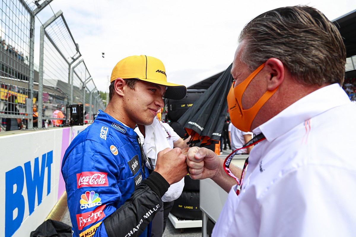 Norris: McLaren&rsquo;s F1 team boss approach important in my development