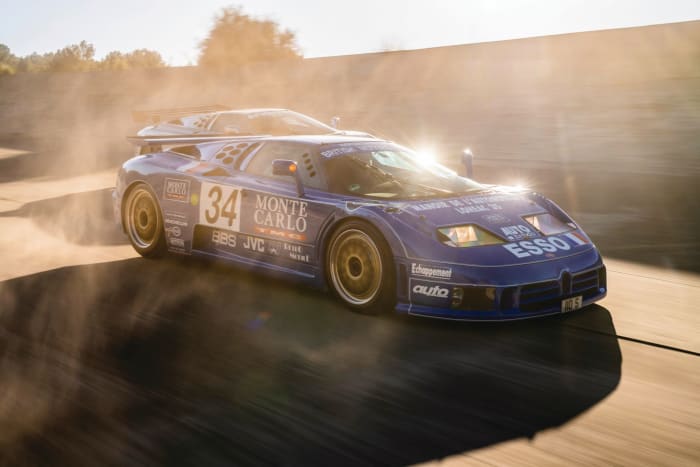 The last Bugatti racing cars Bugatti EB 110 (1)