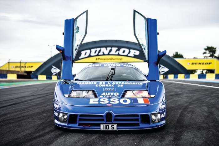 The last Bugatti racing cars Bugatti EB 110 (4)