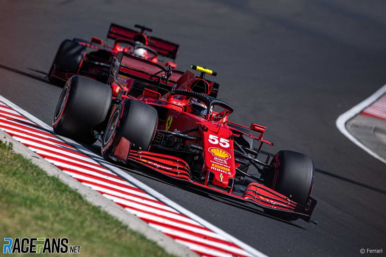 Carlos Sainz Jnr, Ferrari, Hungaroring, 2021