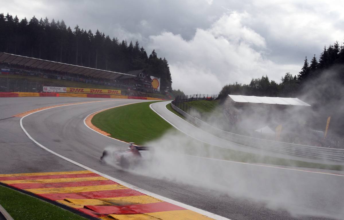 At the Belgian Grand Prix, rain is the order of the day for all three days