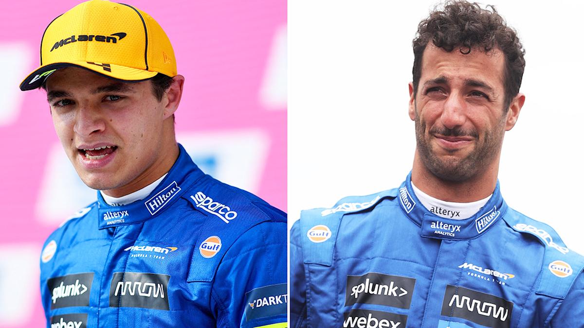 Lando Norris stunned by Daniel Ricciardo's struggles