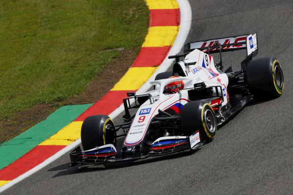 Uralkali Haas F1 Belgian Grand Prix - normal practices in unstable weather