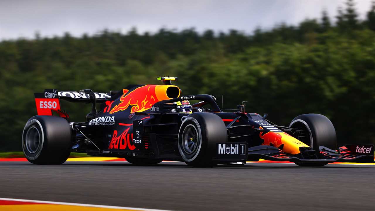 f1 grand prix of belgium sergio perez