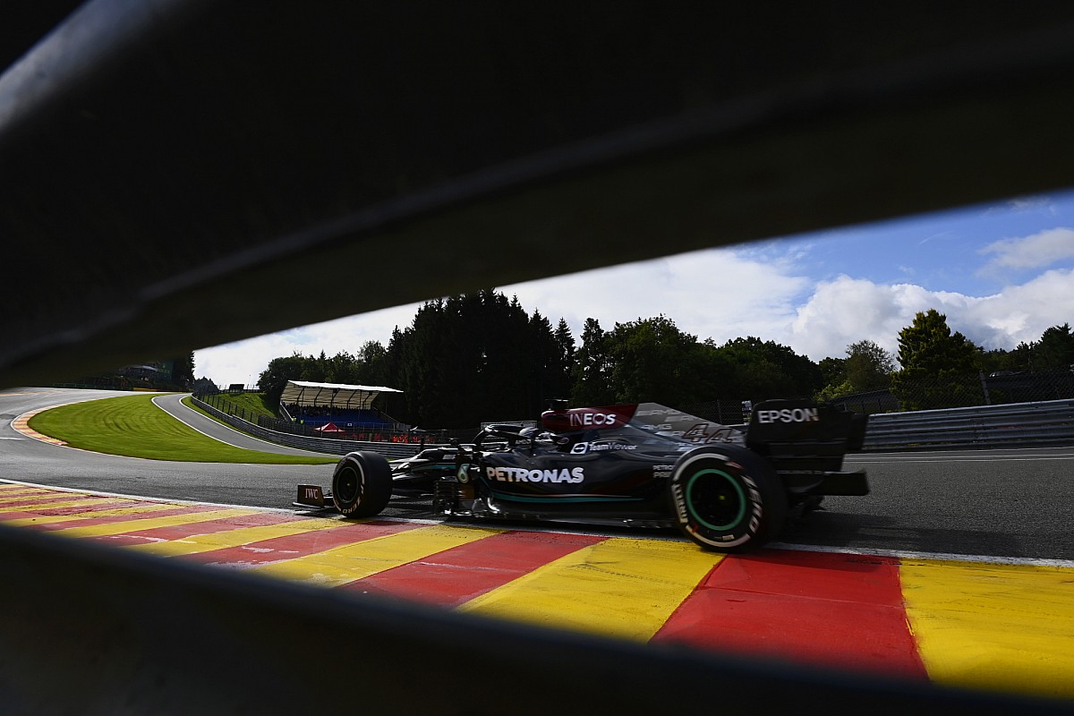 Lewis Hamilton says the F1 track surface "ruined" Eau Rouge