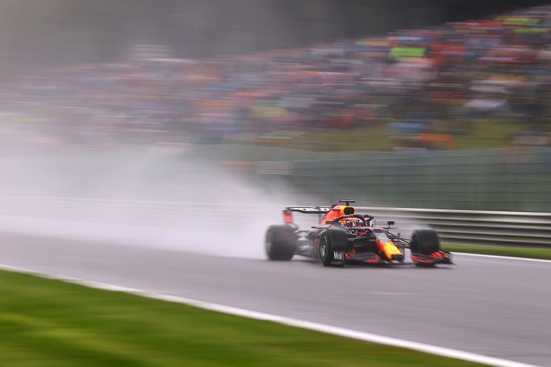 Max Verstappen fastest in wet final training in Spa-Francorchamps