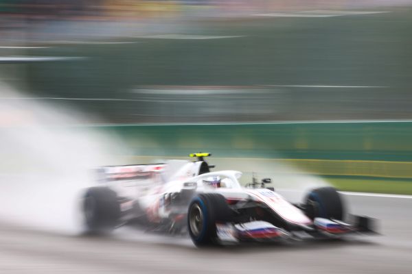 Uralkali Haas F1 Belgian Grand Prix - intesting qualifying with rain coming and going