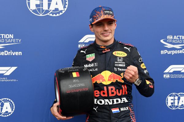 Red Bull Racing Honda F1 Belgian Grand Prix qualifying – pole for Verstappen