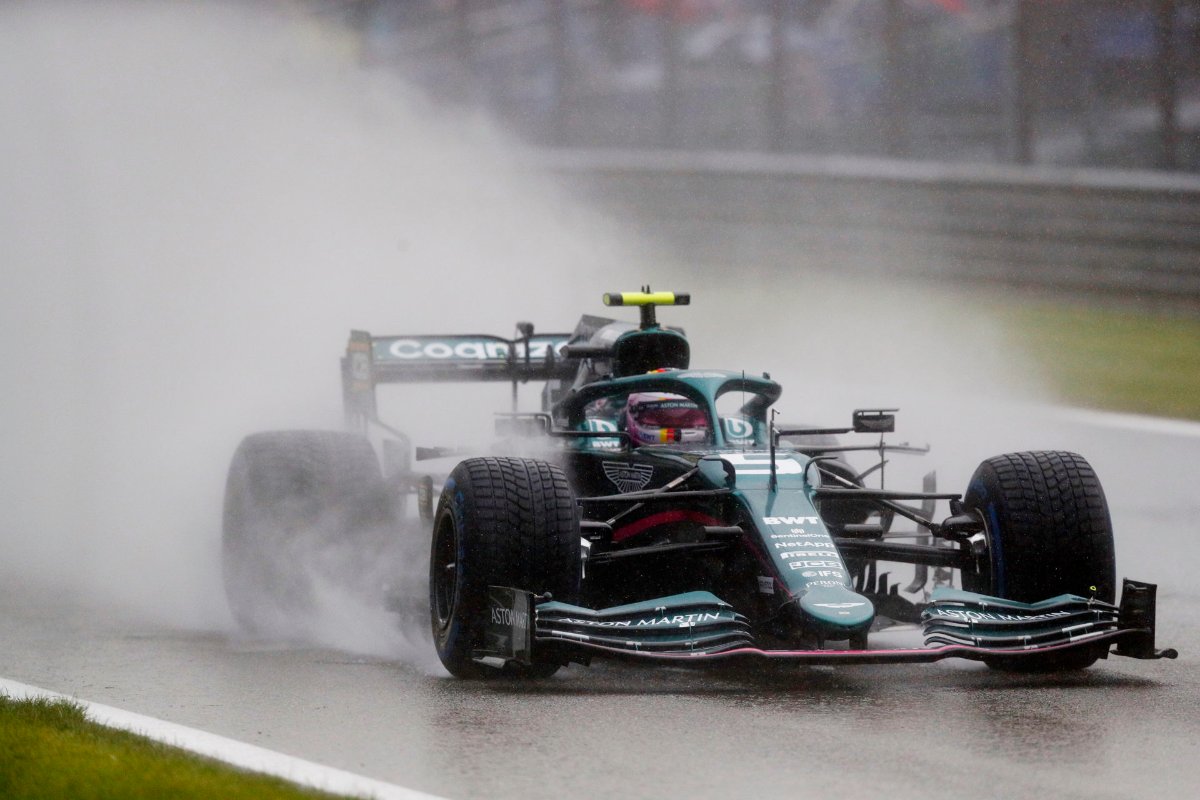 WATCH: Belgian GP witnessed the first F1 soccer game in the paddock between Vettel and Schumacher in the middle of a rain drama