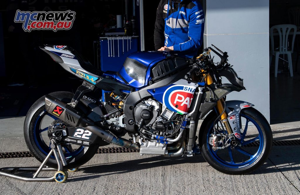 WSBK test Jerez Day Yamaha