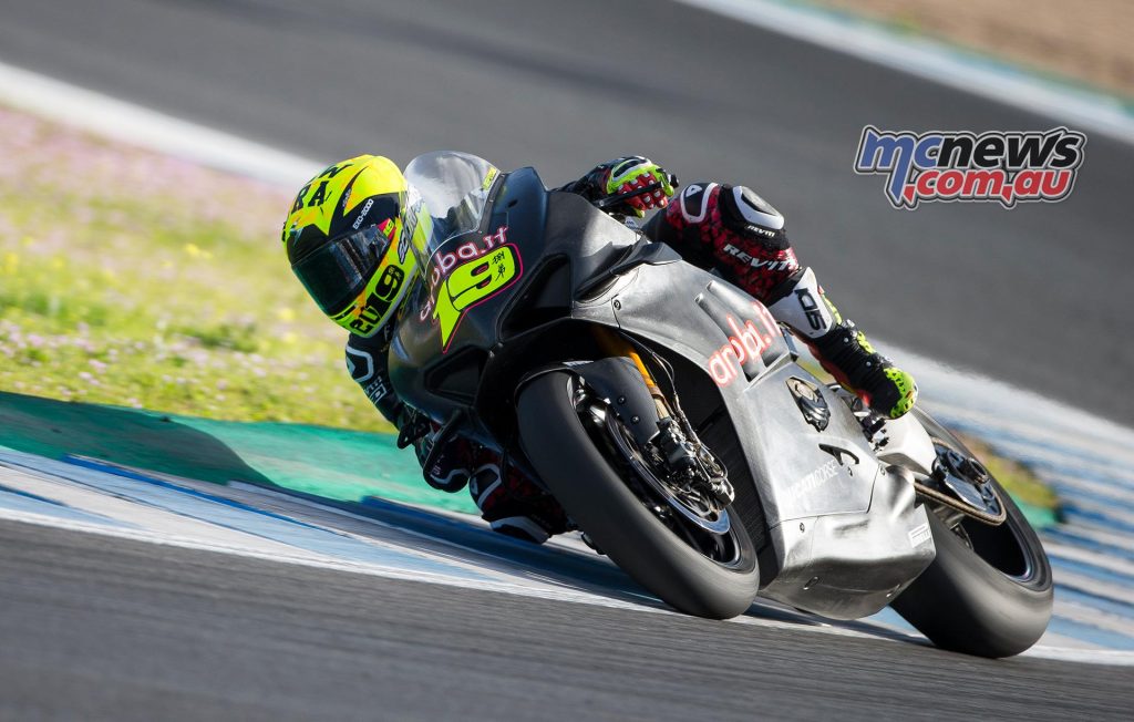 WSBK test Jerez Day Bautista