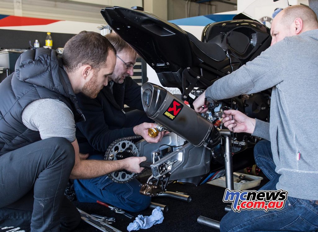 WSBK test Jerez Day BMW
