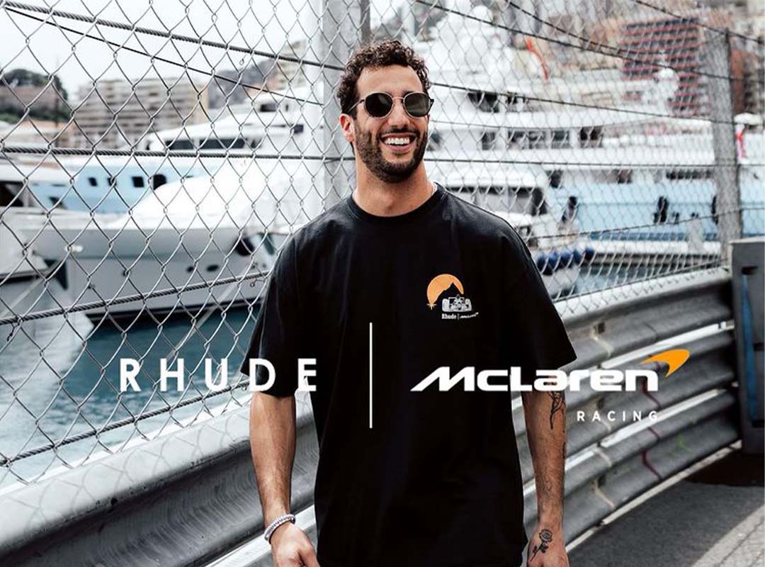 The new McLaren F1 x RHUDE collection is now available