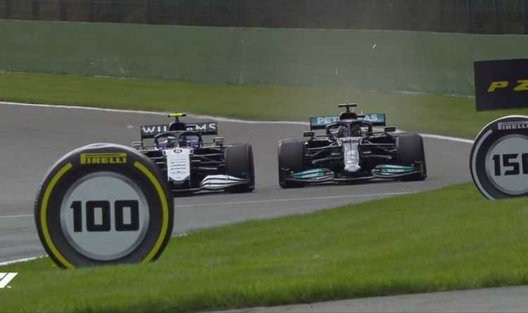 Lewis Hamilton narrowly escapes a disaster in Belgian Grand Prix practice when it rains |  F1 |  Sports
