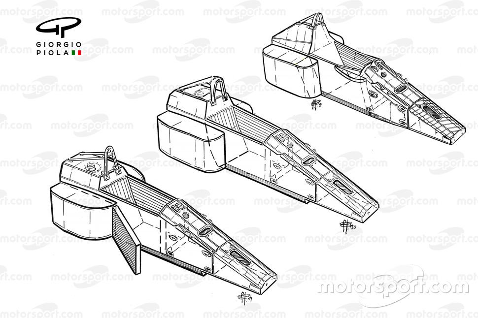 Development of the Ferrari 640/641/642 chassis
