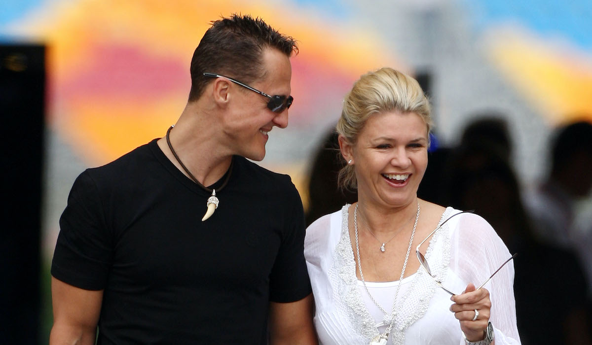 Schumacher ‘is here, but different’ says wife Corinna