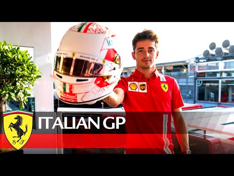Charles' lid for the Italian GP