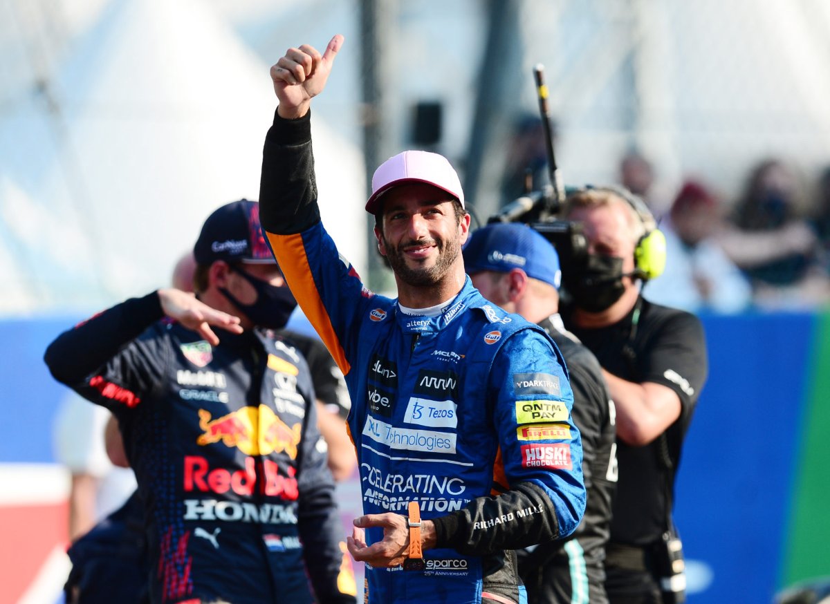 WATCH: McLaren F1 boss teases Daniel Ricciardo's bet amid the Monza podium hype