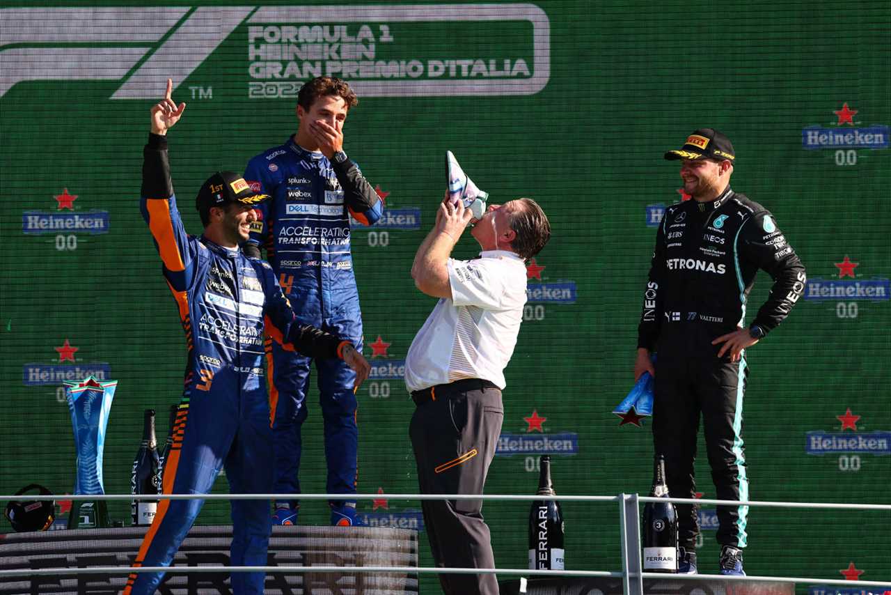 Ricciardo's shock victory at the Formula 1 GP of Italy