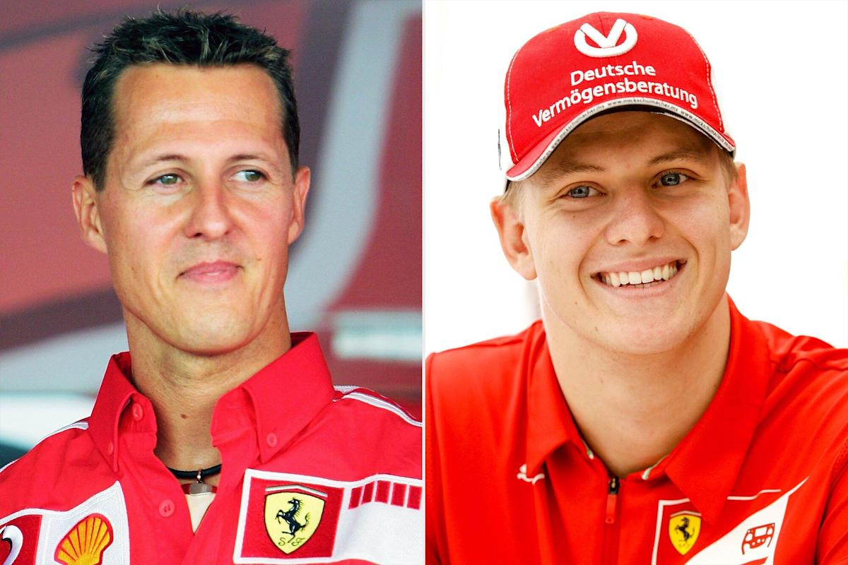 The son of F1 champion Michael Schumacher would "give up everything" to talk about racing with "Hero" Dad
